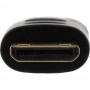 Câble HDMI haute vitesse InLine® avec Ethernet de type A à C mâle super fin, noir / or, 1 m