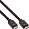 Câble HDMI haute vitesse actif InLine® avec Ethernet, 4K2K, M / M, contacts noirs et dorés, 15 m