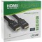 Câble HDMI haute vitesse actif InLine® avec Ethernet, 4K2K, M / M, contacts noirs et dorés, 25 m