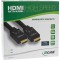 Câble HDMI haute vitesse actif InLine® avec Ethernet, 4K2K, M / M, contacts noirs et dorés, 20 m