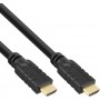 Câble haute vitesse InLine® HDMI avec Ethernet, mâle à noir doré, 7,5 m