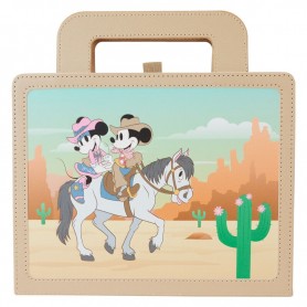 Loungefly Disney Mickey &38 Minnie Western notebook