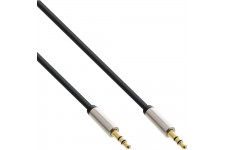 Câble audio InLine® Slim 3.5mm M / M, stéréo, 1 m
