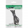 InLine® PURE I accessoire Câble 3,5 mm M / M avec microphone, 1,3 m, noir-anthracite
