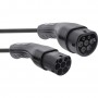 InLine® EV car charging cable 22kW Type2, 3-phase, 5m