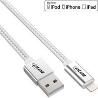 Câble USB InLine® Lightning pour iPad iPhone iPod argenté 2m