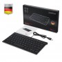 Perixx PERIBOARD-429 DE, wired, USB mini keyboard with backlight, black