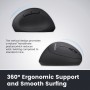 Perixx PERIMICE-819, Wireless ergon. vertical Mouse, small, Silent Click