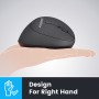 Perixx PERIMICE-819, Wireless ergon. vertical Mouse, small, Silent Click