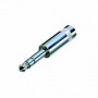 Connecteur stéréo 6.35 mm stereo 6.35 mm Mâle Argent