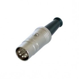 Connecteur DIN DIN Mâle Argent