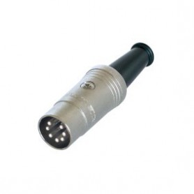 Connecteur DIN DIN Mâle Argent