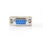 Adaptateur de série | Adaptateur | D-SUB 9 broches femelle | D-SUB 9 broches femelle | Plaqué nickel | Métal | Boîte