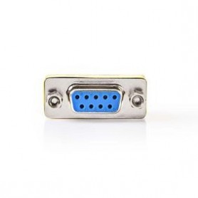 Adaptateur de série | Adaptateur | D-SUB 9 broches femelle | D-SUB 9 broches femelle | Plaqué nickel | Métal | Boîte