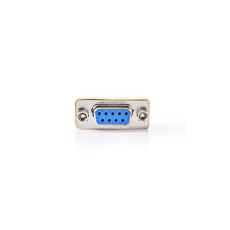 Adaptateur de série | Adaptateur | D-SUB 9 broches femelle | D-SUB 9 broches femelle | Plaqué nickel | Métal | Boîte
