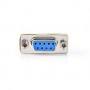 Adaptateur de série | Adaptateur | D-SUB 9 broches femelle | D-SUB 9 broches femelle | Plaqué nickel | Métal | Boîte