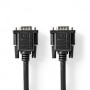 Câble VGA | VGA Mâle | VGA Femelle 15p | Plaqué nickel | Résolution maximale: 1280x800 | 5.00 m | Rond | ABS | Noir | Label