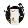 Câble USB actif | USB 2.0 | USB-A Mâle | USB-A Femelle | 480 Mbps | 10.0 m | Rond | Plaqué nickel | PVC | Cuivre | Label