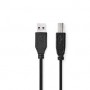 Câble USB | USB 3.2 Gen 1 | USB-A Mâle | USB-B Mâle | 5 Gbps | Plaqué nickel | 2.00 m | Rond | PVC | Noir | Boîte