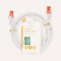 Câble réseau CAT6 | RJ45 Male | RJ45 Male | U/UTP | 2.00 m | Rond | PVC | Blanc | Label