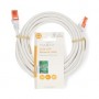 Câble réseau CAT6 | RJ45 Male | RJ45 Male | U/UTP | 5.00 m | Rond | PVC | Blanc | Label