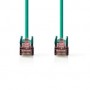 Câble réseau CAT6 | RJ45 Male | RJ45 Male | S/FTP | 15.0 m | Rond | LSZH | Vert | Label