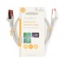 Câble réseau CAT6 | RJ45 Male | RJ45 Male | S/FTP | 0.50 m | Rond | LSZH | Gris | Label