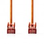 Câble réseau CAT6 | RJ45 Male | RJ45 Male | S/FTP | 2.00 m | Rond | LSZH | Orange | Label