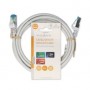 Câble réseau CAT6a | S/FTP | RJ45 Male | RJ45 Male | 2.00 m | Snagless | Rond | LSZH | Blanc | Label