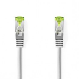 Câble réseau CAT7 | S/FTP | RJ45 Male | RJ45 Male | 2.00 m | Snagless | Rond | LSZH | Gris | Label