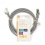 Câble réseau CAT7 | S/FTP | RJ45 Male | RJ45 Male | 2.00 m | Snagless | Rond | LSZH | Gris | Label