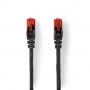 Câble réseau CAT6 | RJ45 Male | RJ45 Male | U/UTP | 50.0 m | Dehors | Rond | PE | Noir | Label