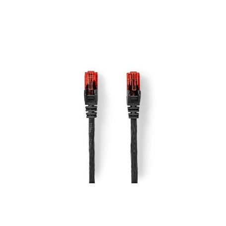 Câble réseau CAT6 | RJ45 Male | RJ45 Male | U/UTP | 50.0 m | Dehors | Rond | PE | Noir | Label