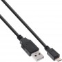 Câble de charge rapide InLine® Micro USB 2.0 USB A mâle à Micro-B mâle 1,5m