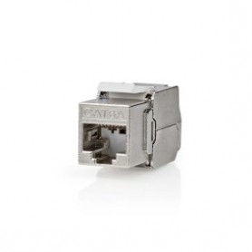 Keystone | CAT6a | RJ45 Femelle | S/FTP | Métal | Boîte