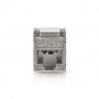 Keystone | CAT6a | RJ45 Femelle | S/FTP | Métal | Boîte