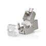 Keystone | CAT6a | RJ45 Femelle | S/FTP | Métal | Boîte