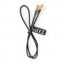Câble d\'antenne | SMA femelle | SMA Mâle | Plaqué or | 50 Ohm | Blindé simple | 0.50 m | Rond | Tressé | Noir | Boîte