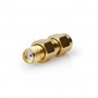 Adaptateur SMA | Polarité inversée SMA Mâle | SMA femelle | Plaqué or | 50 Ohm | Droit | Cuivre | Or | 2 pièces | Boîte