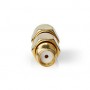Adaptateur SMA | Polarité inversée SMA Mâle | SMA femelle | Plaqué or | 50 Ohm | Droit | Cuivre | Or | 2 pièces | Boîte
