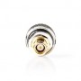 Adaptateur SMA | SMA Mâle | N Mâle | Plaqué or | 50 Ohm | Droit | Cuivre | Argent / Or | 2 pièces | Boîte