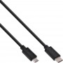 Câble USB 2.0 InLine®, type C mâle à Micro-B mâle, noir, 1,5 m