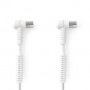 Câble Coax | IEC (Coax) Mâle | IEC (Coax) Femelle | Plaqué nickel | 120 dB | 75 Ohm | Quad blindé | 3.00 m | Rond | PVC | Blanc 