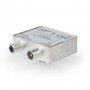 Adaptateur Satellite et Antenne | F Femelle / IEC (Coax) Mâle | IEC (Coax) Femelle | Plaqué nickel | 75 Ohm | Droit | Métal | Ar