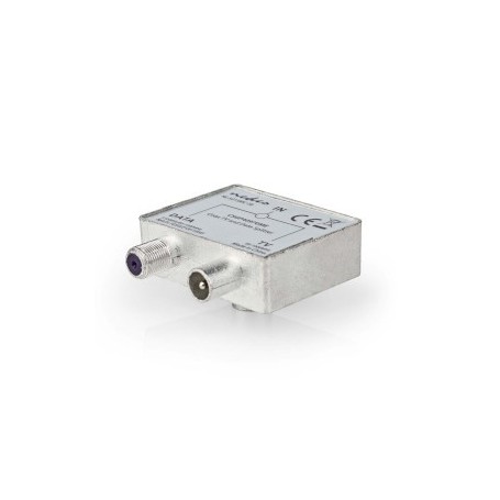 Adaptateur Satellite et Antenne | F Femelle / IEC (Coax) Mâle | IEC (Coax) Femelle | Plaqué nickel | 75 Ohm | Droit | Métal | Ar
