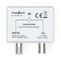 Adaptateur Satellite et Antenne | F Femelle / IEC (Coax) Mâle | IEC (Coax) Femelle | Plaqué nickel | 75 Ohm | Droit | Métal | Ar