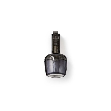 Adaptateur Telecom anti-torsion | Type de connecteur: RJ10 | Type d\'adaptateur: Adaptateur | PVC | Noir / Transparent