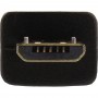 Rallonge InLine® Micro-USB, USB 2.0 Micro-B M / F, noir / or, 2 m