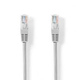 Câble réseau CAT5e | U/UTP | RJ45 Male | RJ45 Male | 0.50 m | Rond | PVC | Gris | Label