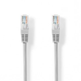 Câble réseau CAT5e | U/UTP | RJ45 Male | RJ45 Male | 15.0 m | Rond | PVC | Gris | Label